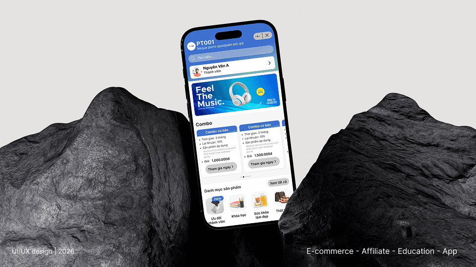E-commerce - Affiliate - Education App